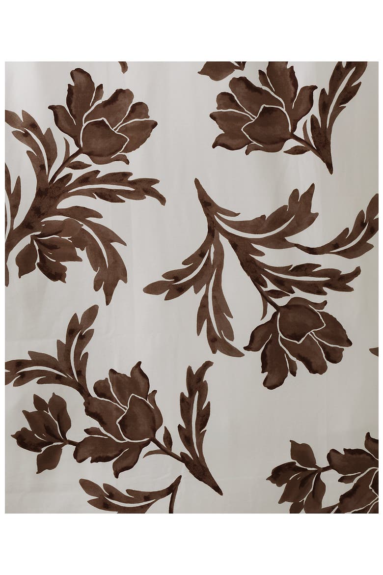 700 Thread Count Luxe Sateen Egyptian Cotton No Iron Bed Pillow Sham, Alternate, color, Dark Walnut Elegant Floral