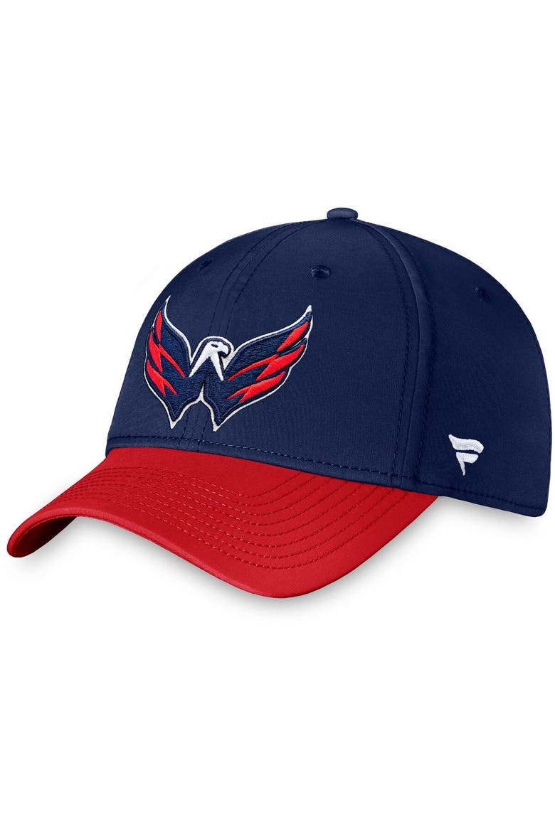Men's Fanatics Branded Navy Washington Capitals Core Primary Logo Flex Hat, Main, color, Navy