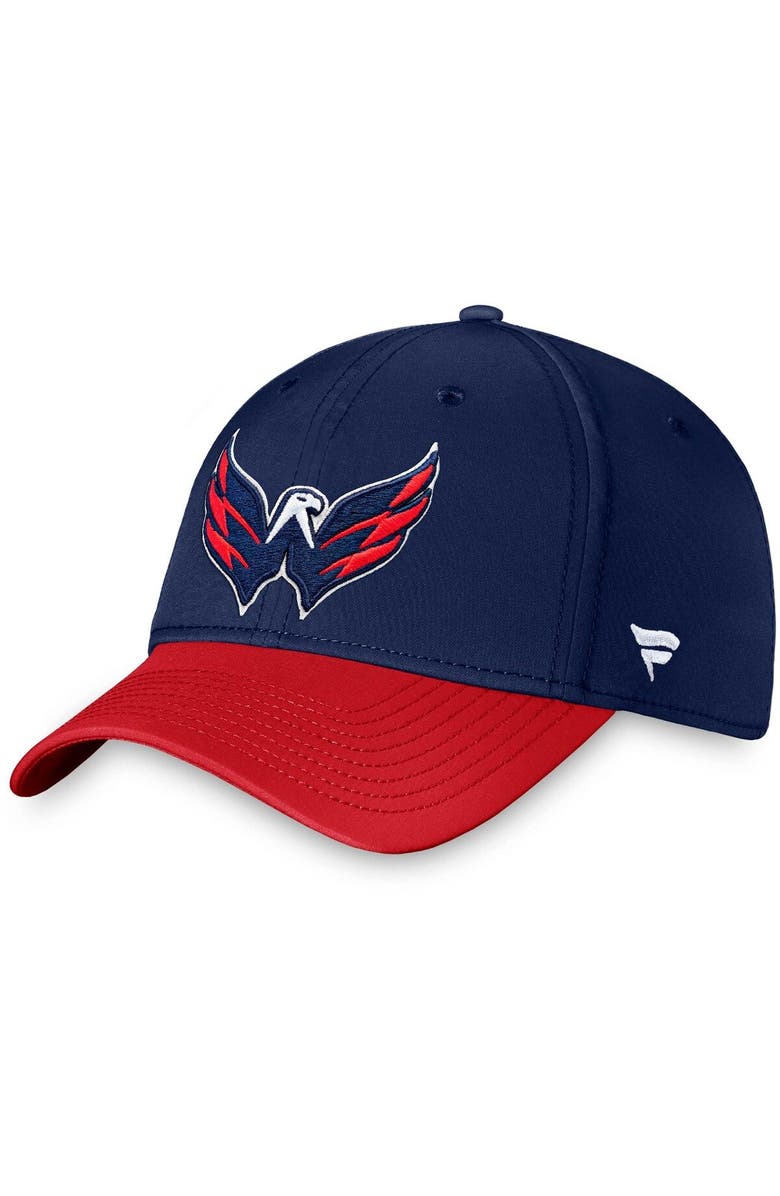 FANATICS Men's Fanatics Branded Navy Washington Capitals Core Primary Logo Flex Hat, Main, color, Navy
