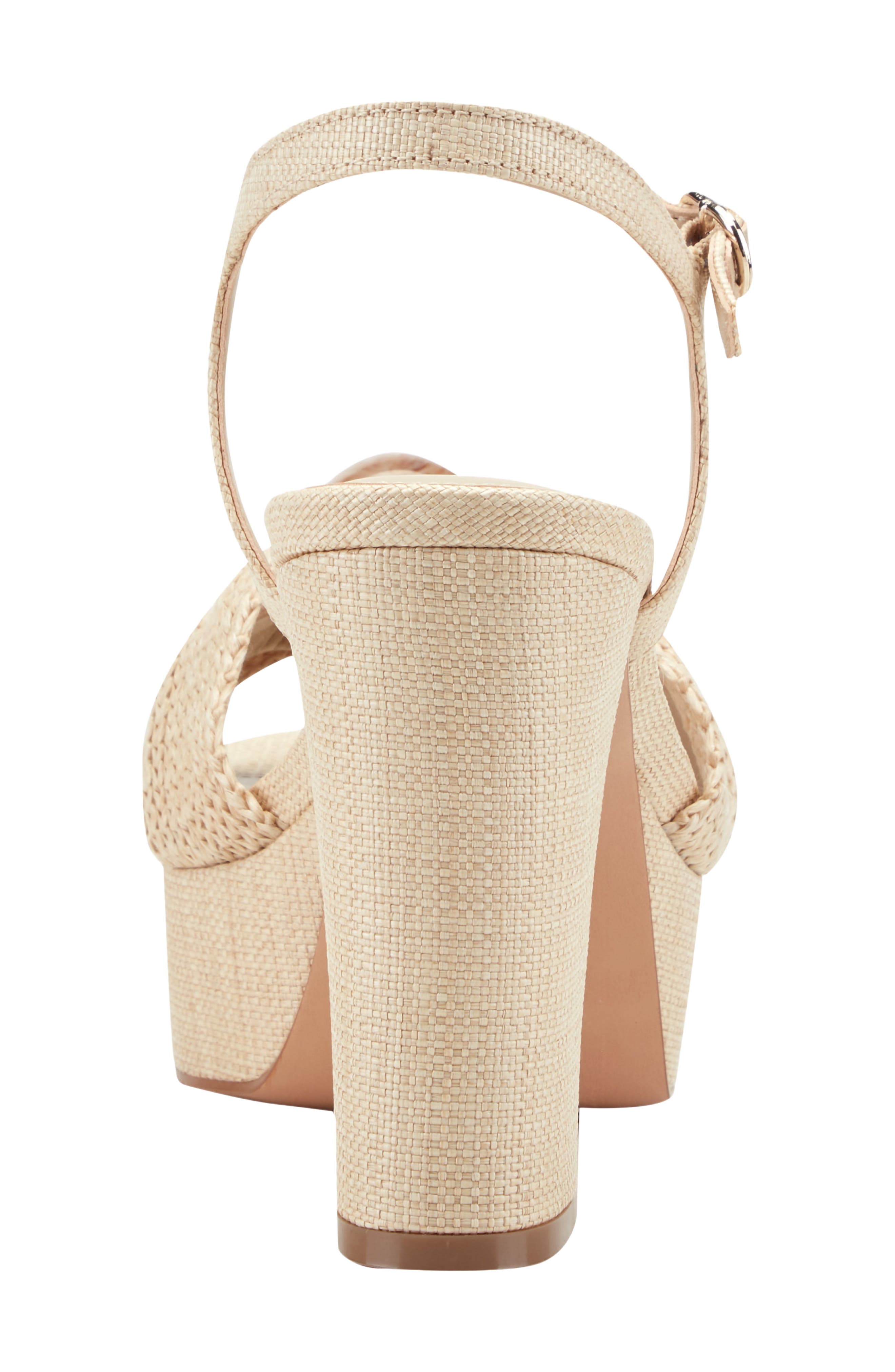 Candey Platform Sandal, Alternate, color, NATURAL