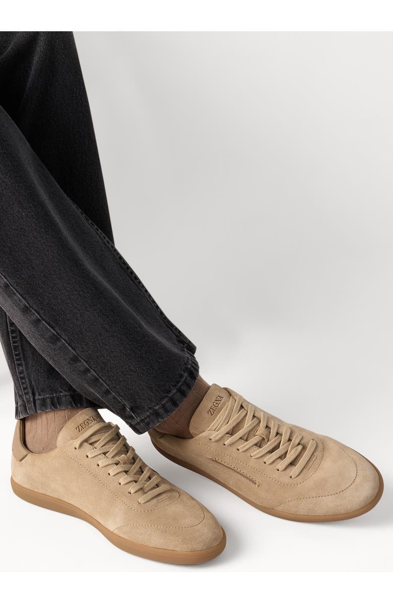 ZEGNA Beige 232 Low Top Sneaker, Alternate, color,