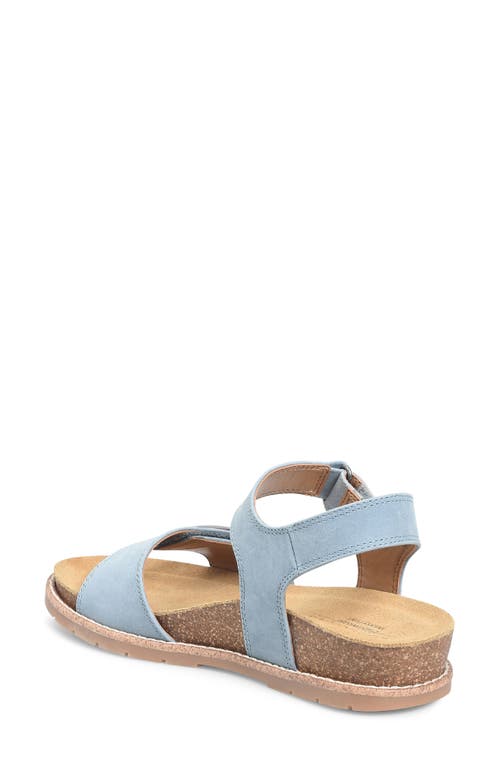 Comfortiva Gwen Wedge Sandal In Quarry Blue