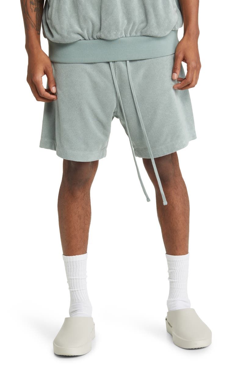 Fear of God Essentials Terry Cloth Shorts, Main, color, 