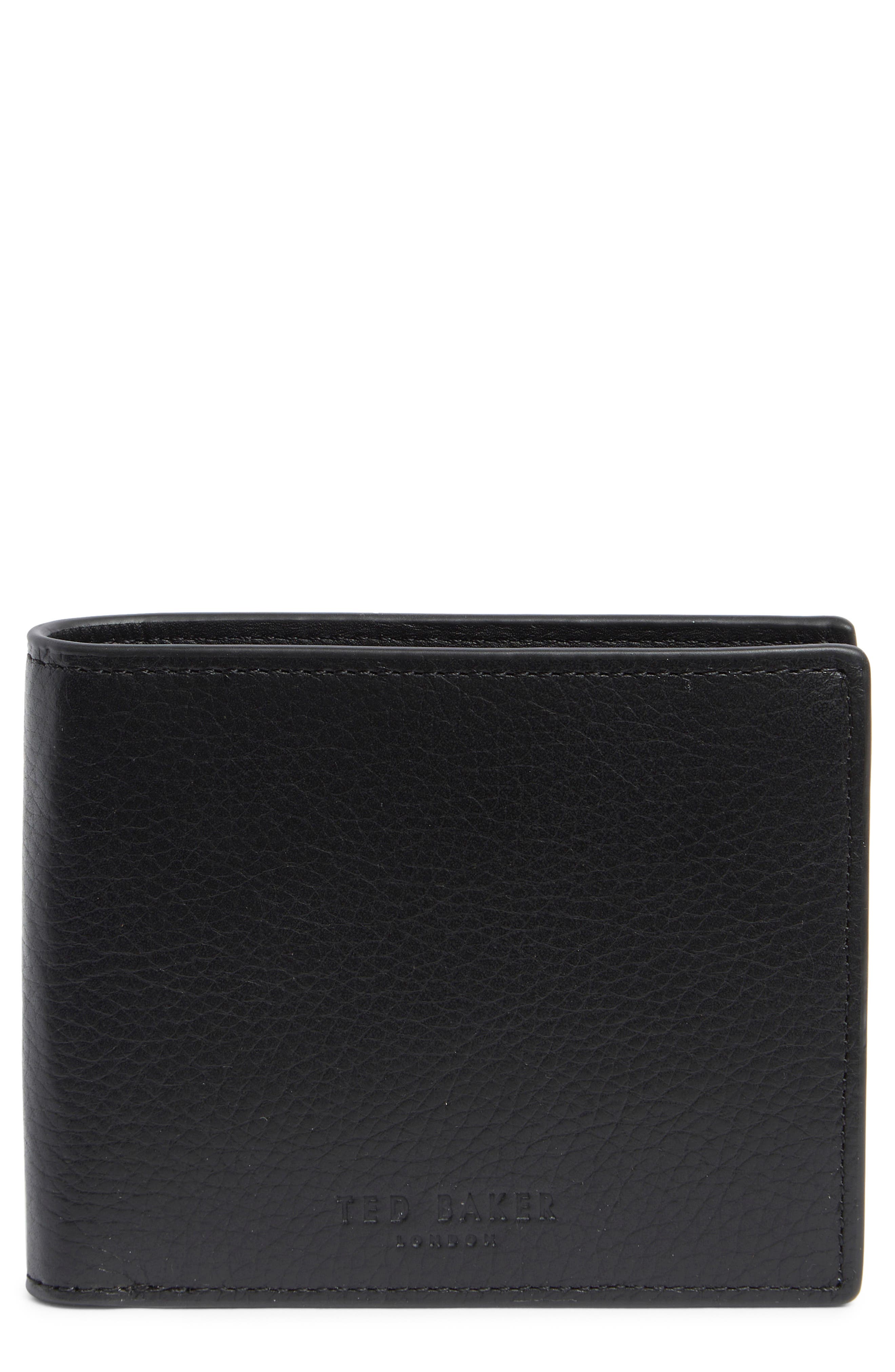 Ted Baker London Brockwell Pebbled Bifold Wallet