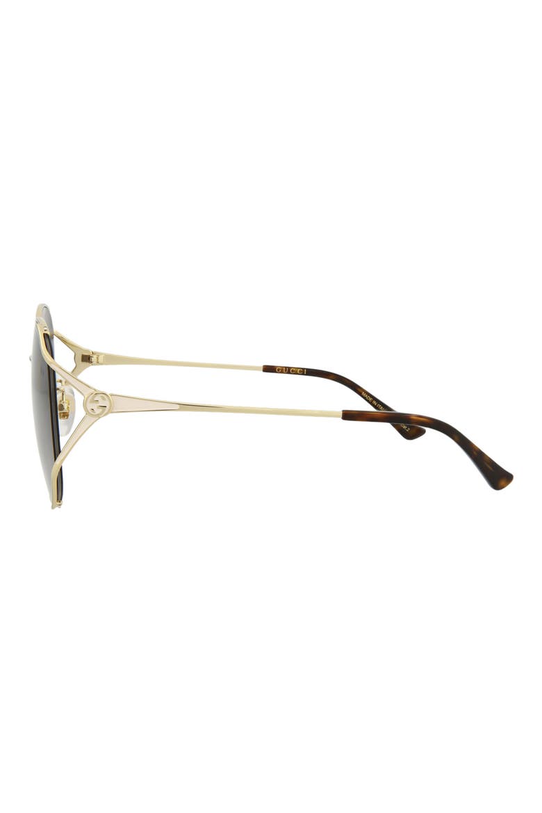 59mm Round Sunglasses, Alternate, color, GOLD GOLD GREY