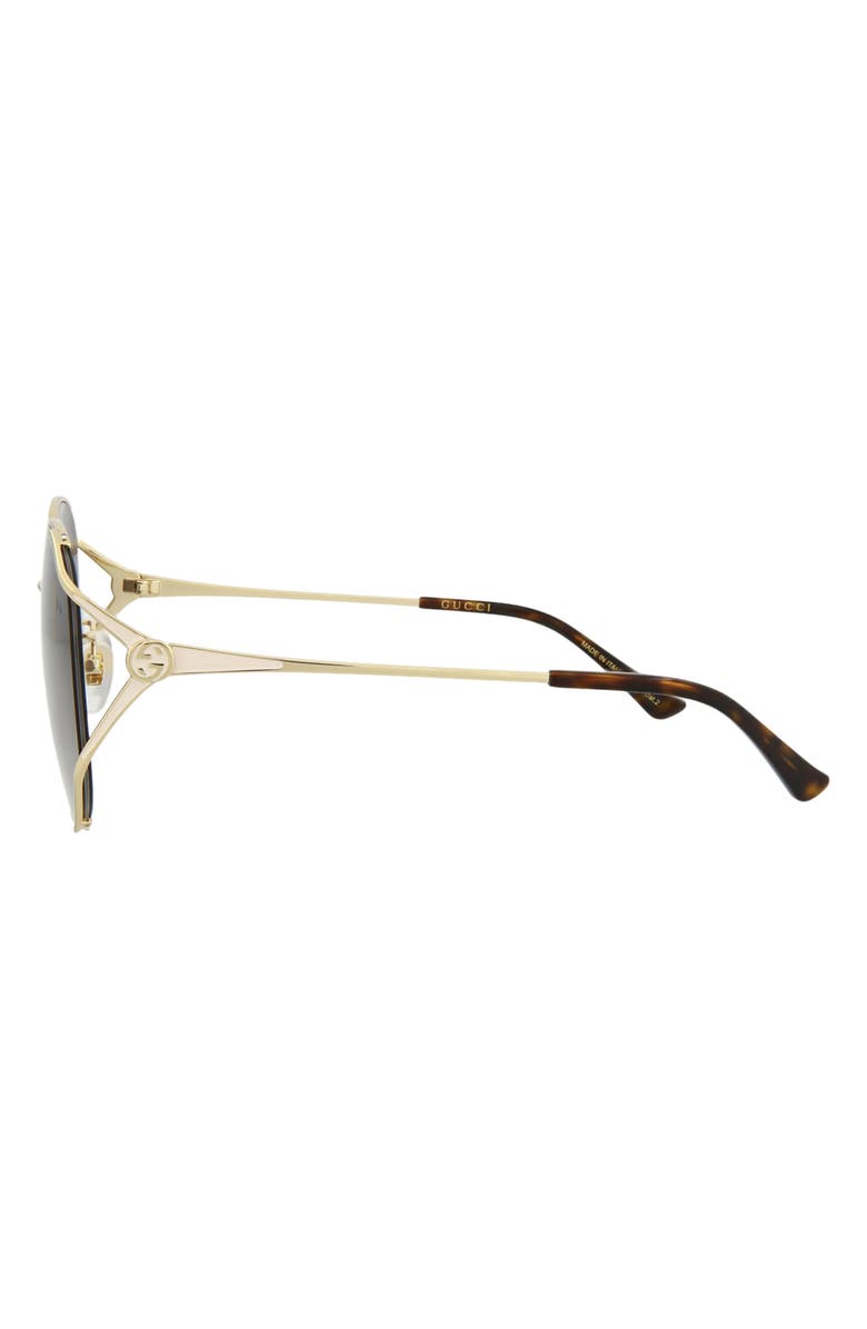 Gucci 59mm Round Sunglasses, Alternate, color, 