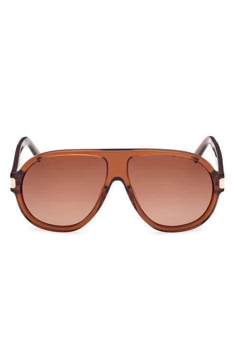 59mm Pilot Sunglasses
