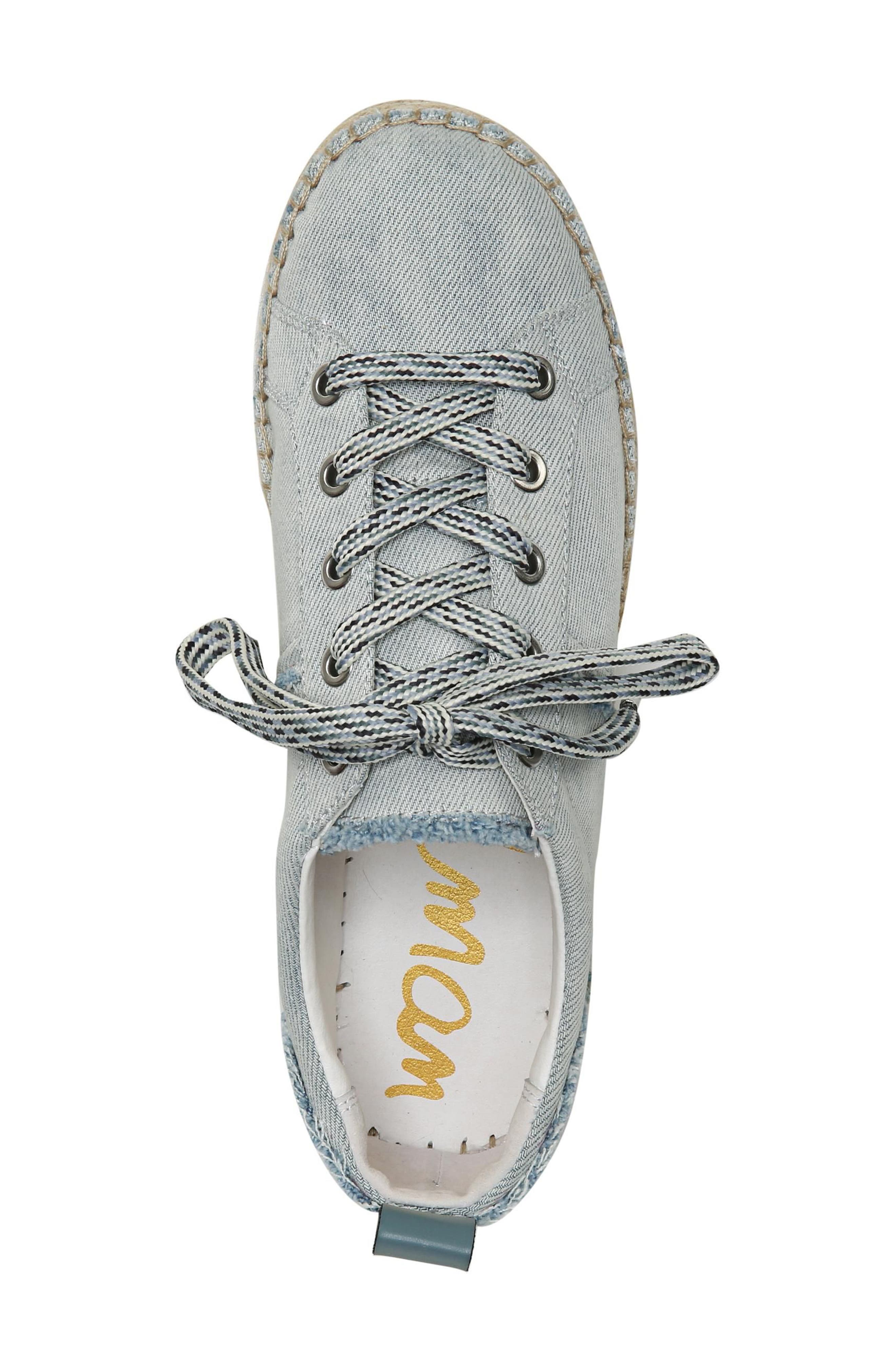 Carleigh Espadrille Sneaker, Alternate, color, LIGHT BLUE WASHED DENIM