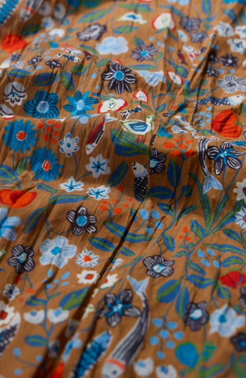 Seasalt Cornwall Larissa Floral Organic Cotton Button-up Shirt In Multi