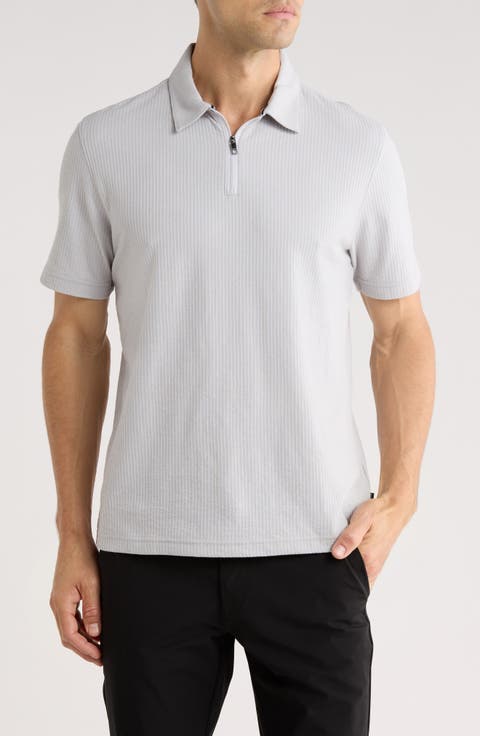 Quarter Zip Knit Polo