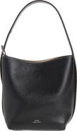 TOTEME Petite Belted Grained Leather Tote