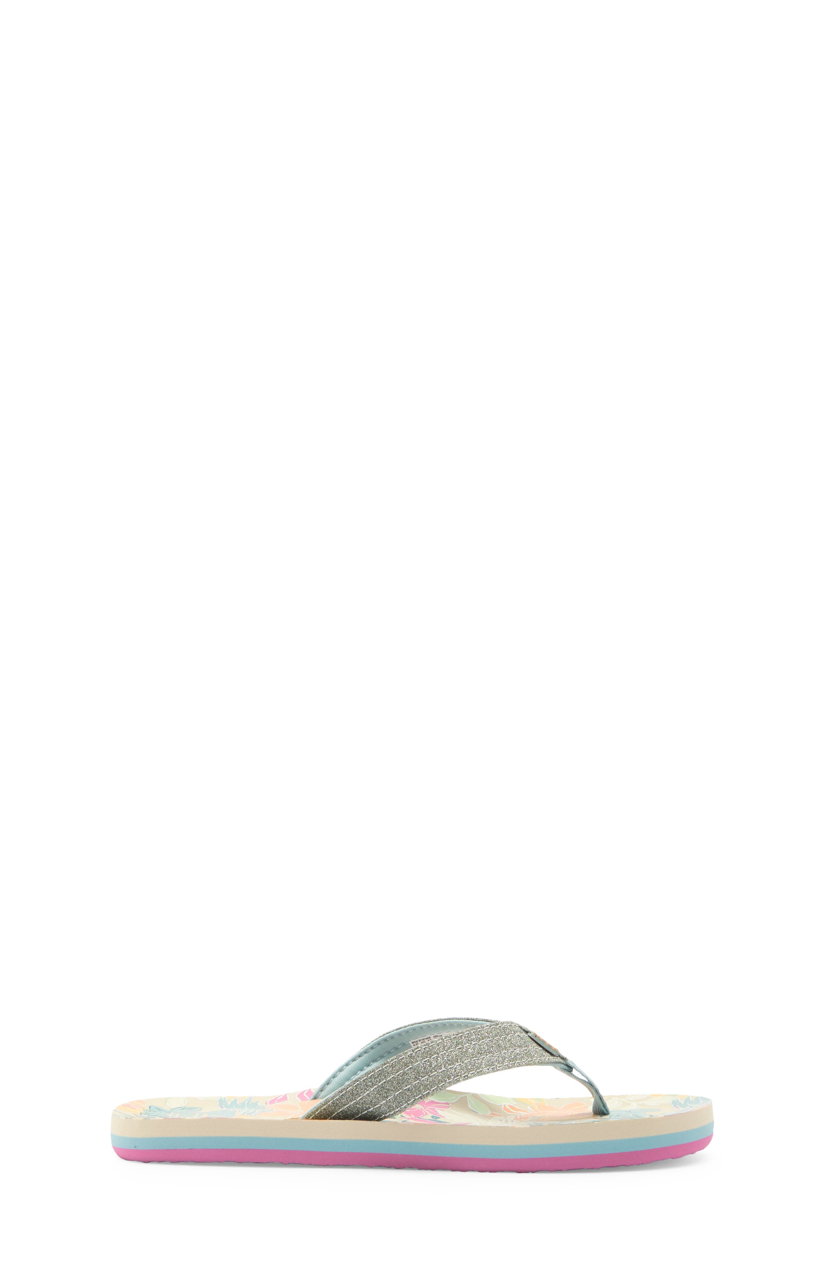 Reef Kids' Little Ahi Flip Flop, Alternate, color, Tropical Floral