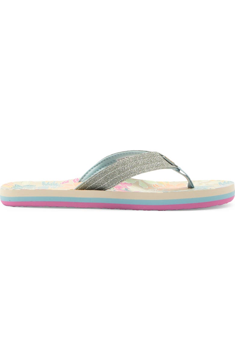 Reef Kids' Little Ahi Flip Flop, Alternate, color, Tropical Floral