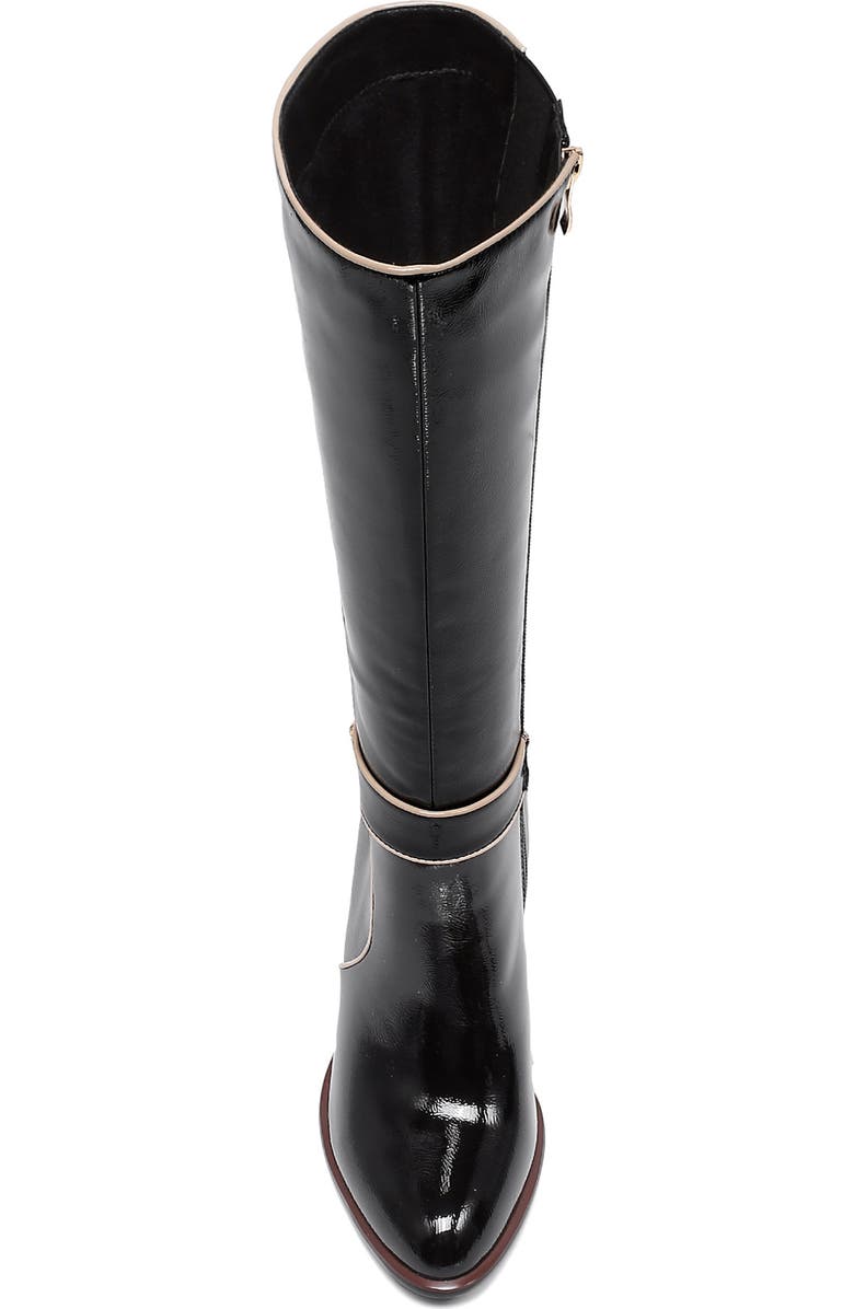NINETY UNION Randi Knee High Boot, Alternate, color, Black Patent
