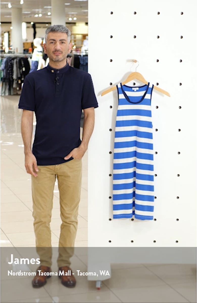 Sailboat Stripe Racerback Dress, sales video thumbnail