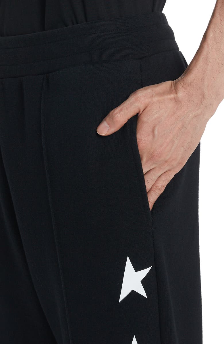 Golden Goose Star Logo Cotton Track Pants, Alternate, color,