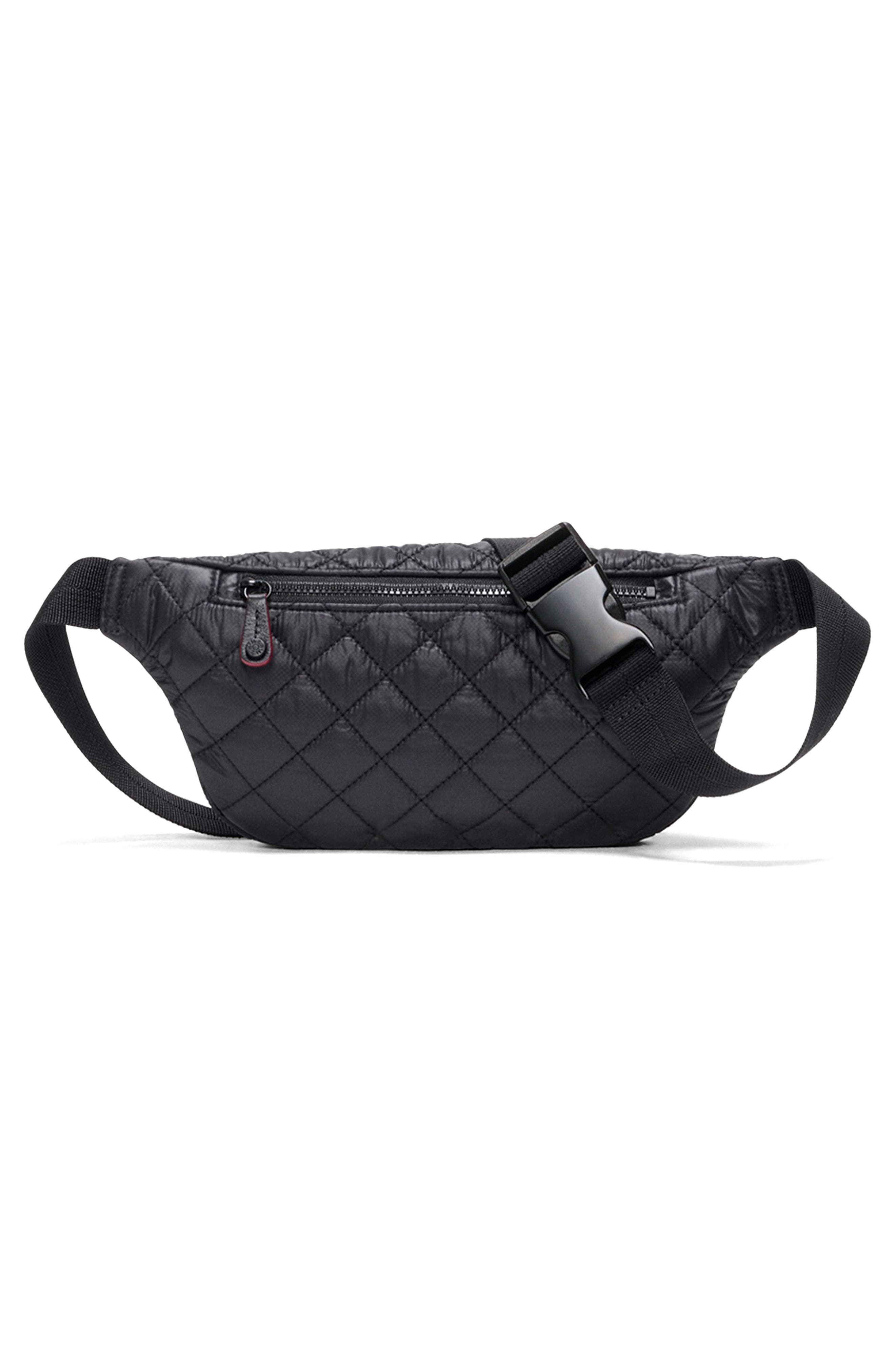 MZ Wallace Small Metro Quilted Nylon Sling Bag, Alternate, color, Black