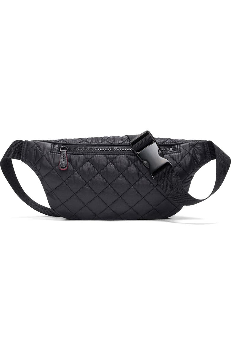 MZ Wallace Small Metro Quilted Nylon Sling Bag, Alternate, color, Black