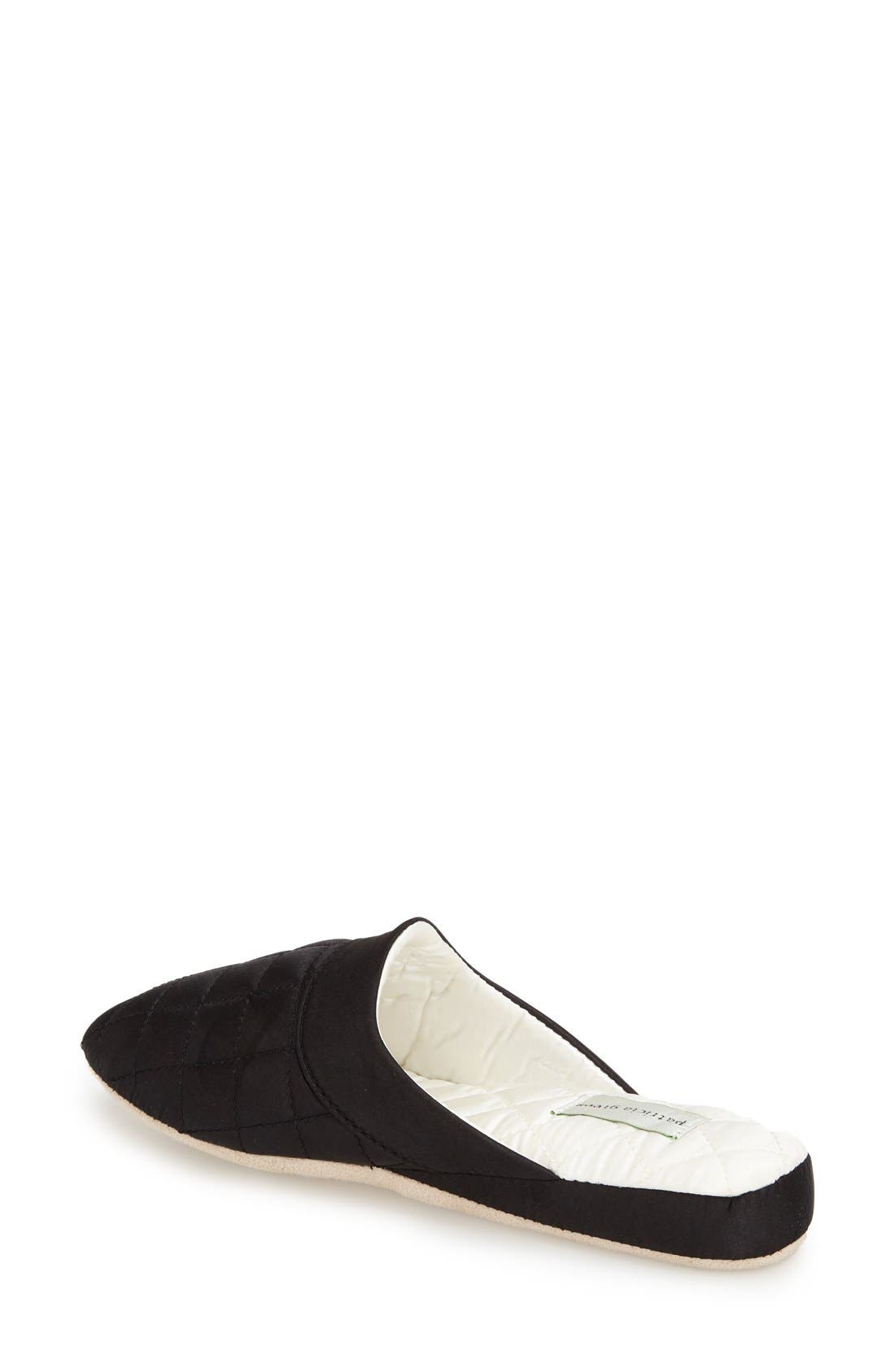 patricia green 'Jackie' Slipper, Alternate, color, Black/ Ivory