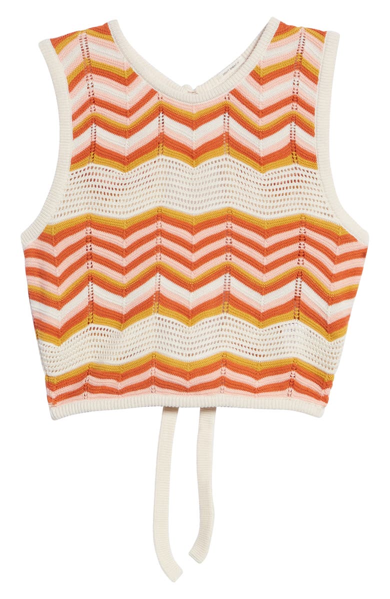 MOTHER The Open Back Crop Sweater Tank, Alternate, color, 