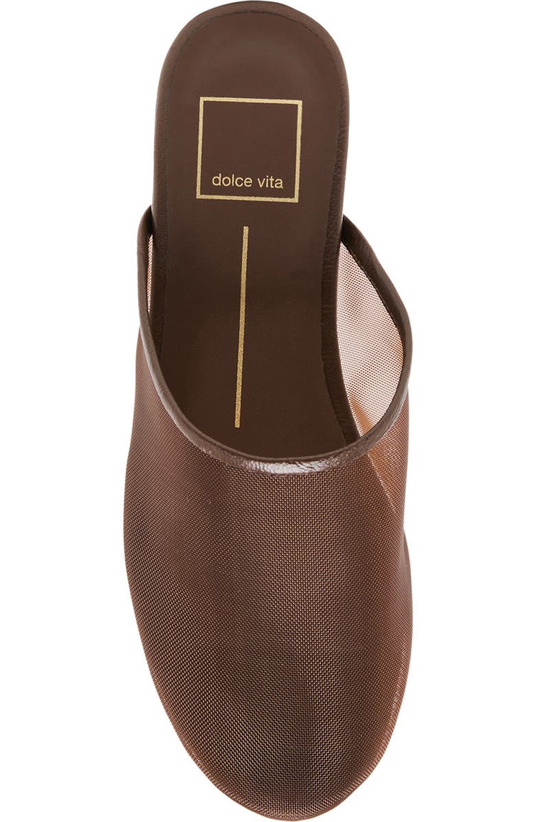 Dolce Vita Geni Mesh Mule, Alternate, color, Chocolate Mesh