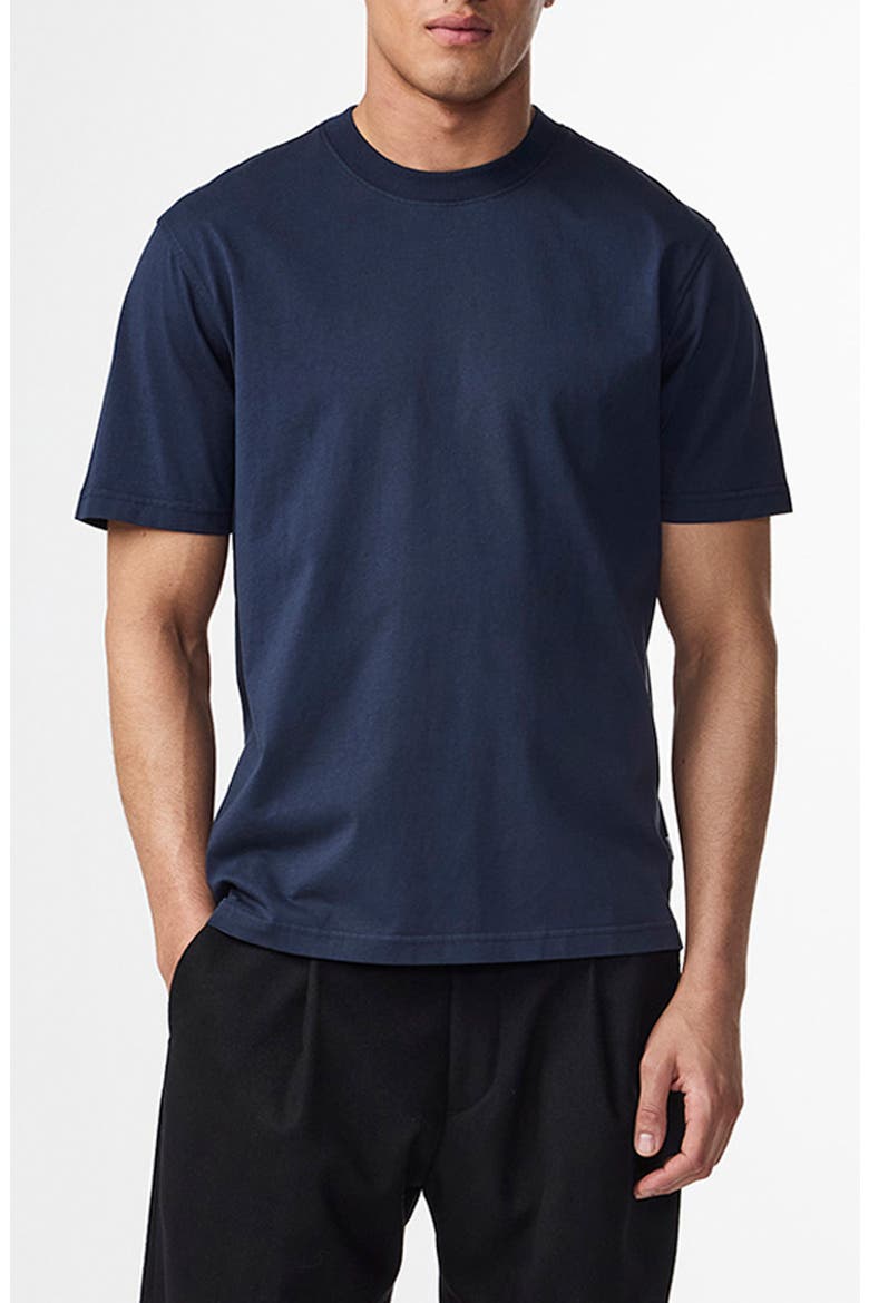 Adam Pima Cotton T-Shirt, Main, color, NAVY BLUE