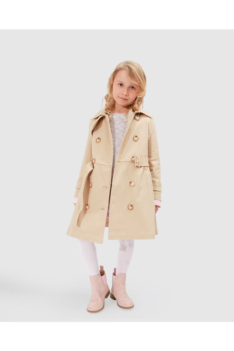 Miss Sunshine Trench Coat, Alternate, color, Camel