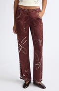 Siedrés Brity Sequin Wide Leg Pants
