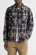 Wax London Whiting Glitch Check Overshirt