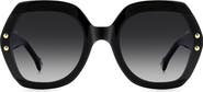 Carolina Herrera 61mm Gradient Geometric Sunglasses