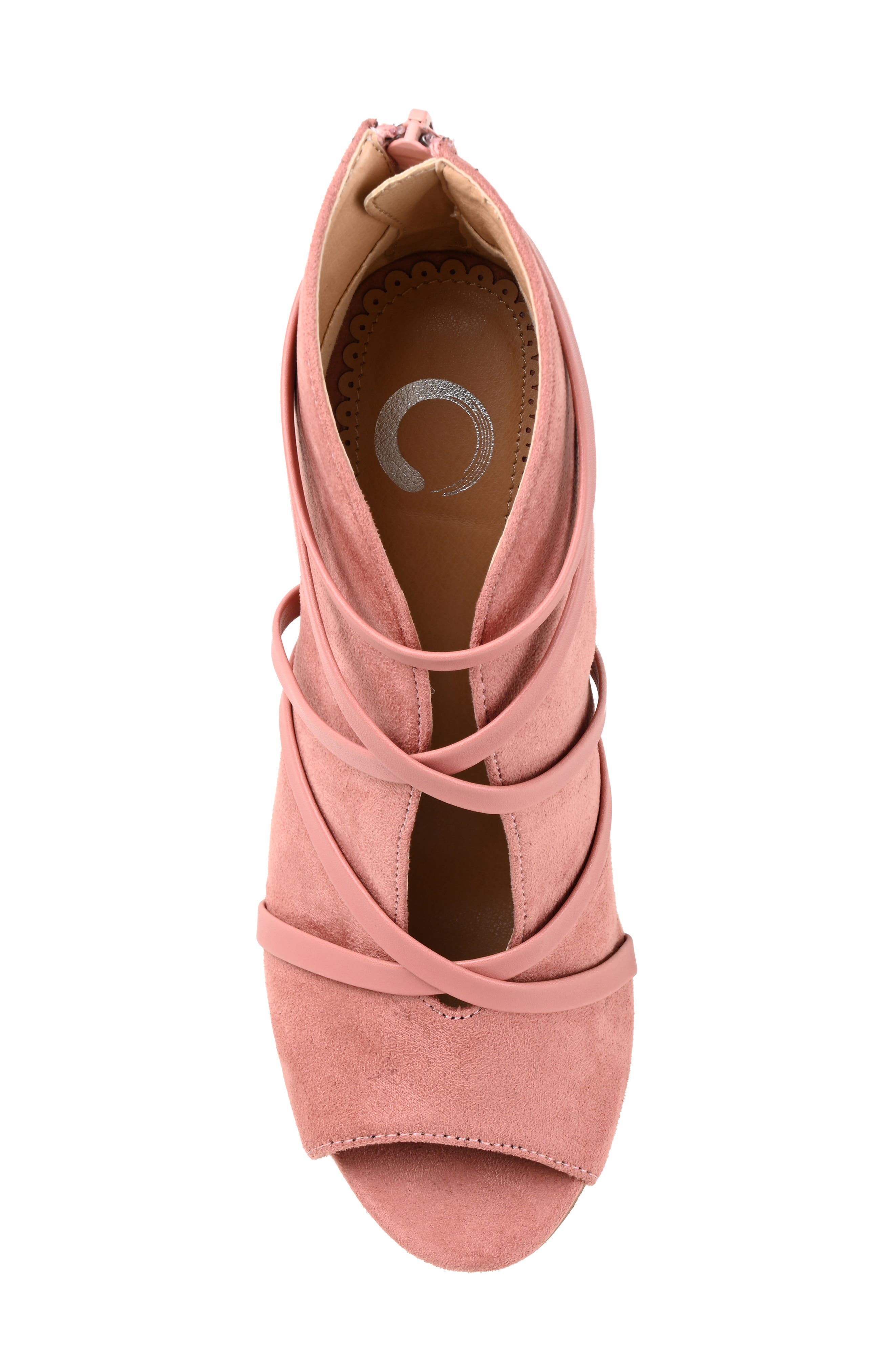 JOURNEE Samara Strappy Bootie, Alternate, color, BLUSH