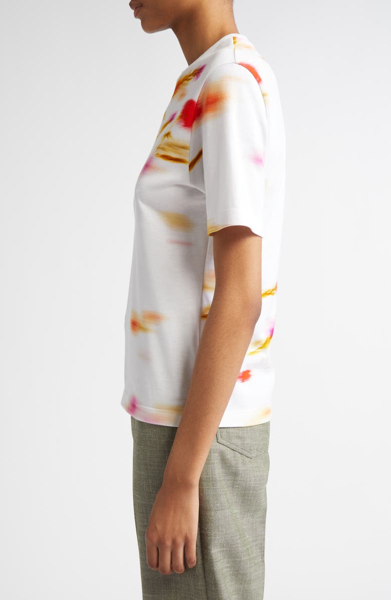 FERRAGAMO Blossom Print Cotton T-Shirt, Alternate, color, 