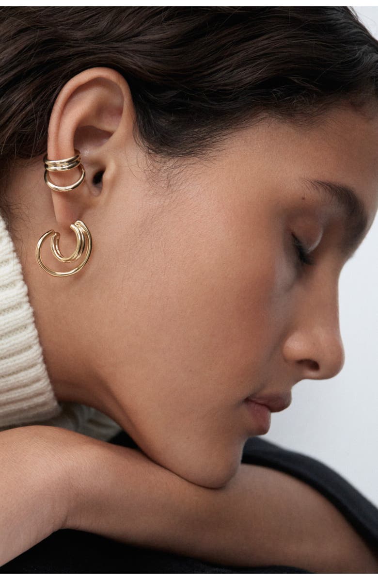 Otiumberg 14kt Gold Vermeil Sonder Earrings, Alternate, color, Yellow Toned Gold