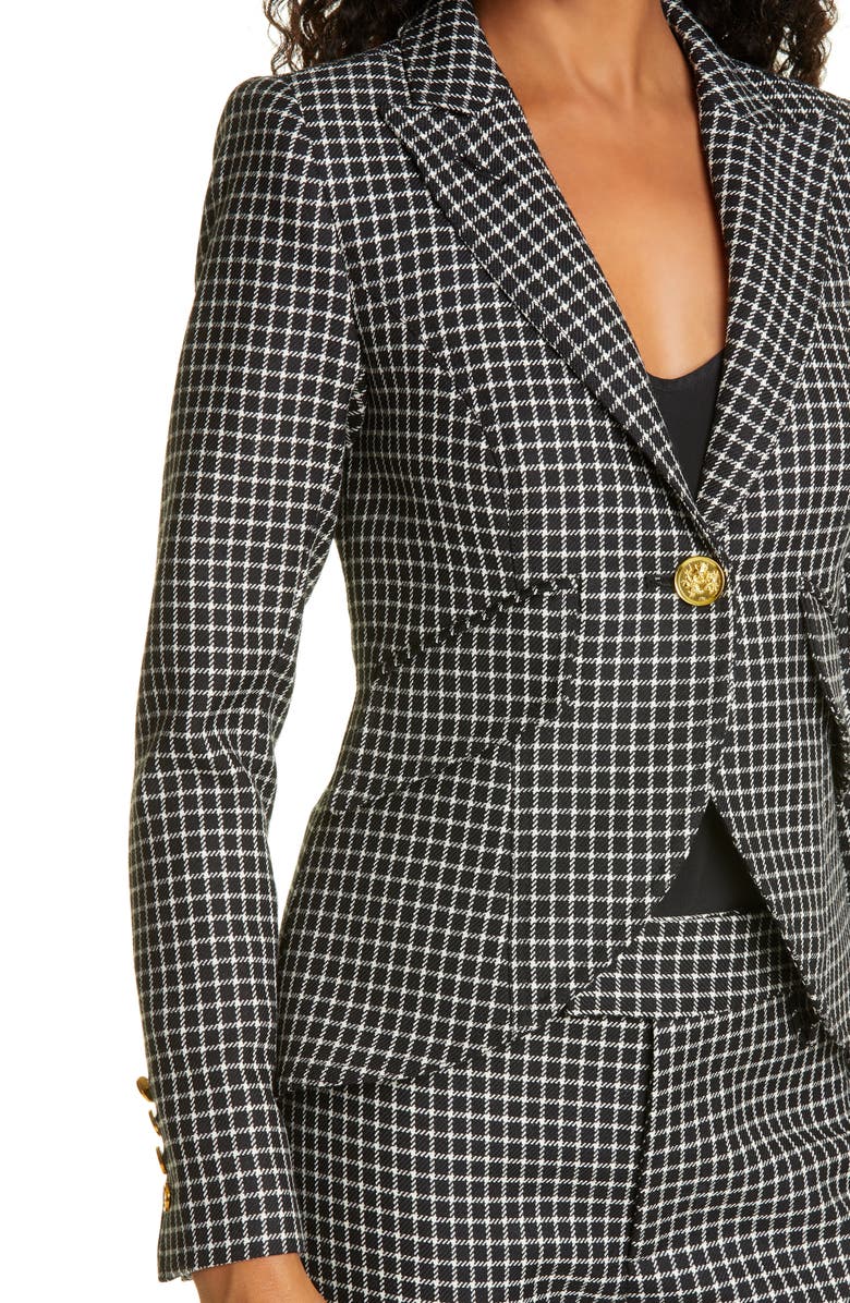 Smythe Check Wool Blazer, Alternate, color,