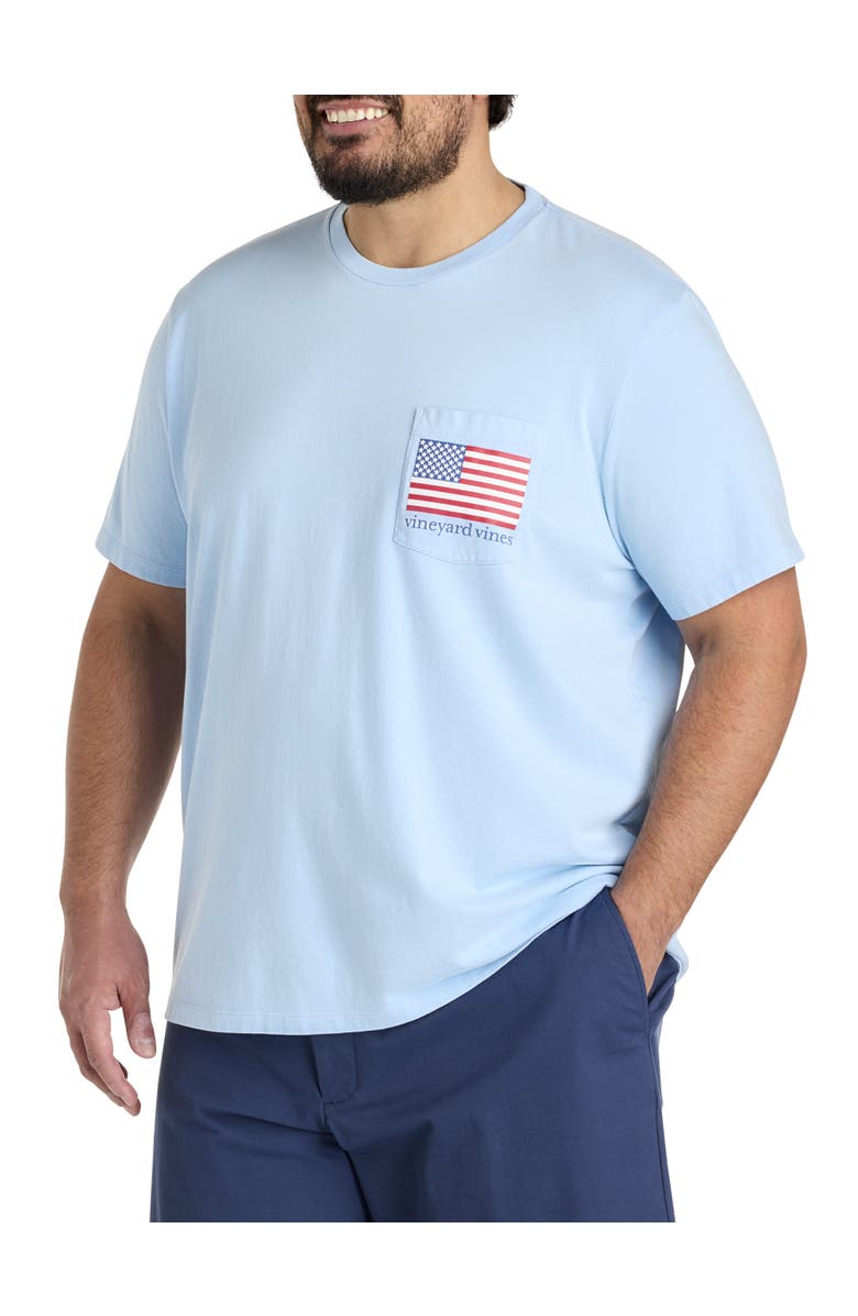 vineyard vines Big & Tall Party In The USA Graphic Tee, Alternate, color, Jake Blue