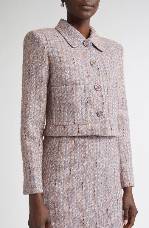 St John St. John Collection Naomi Crop Tweed Jacket