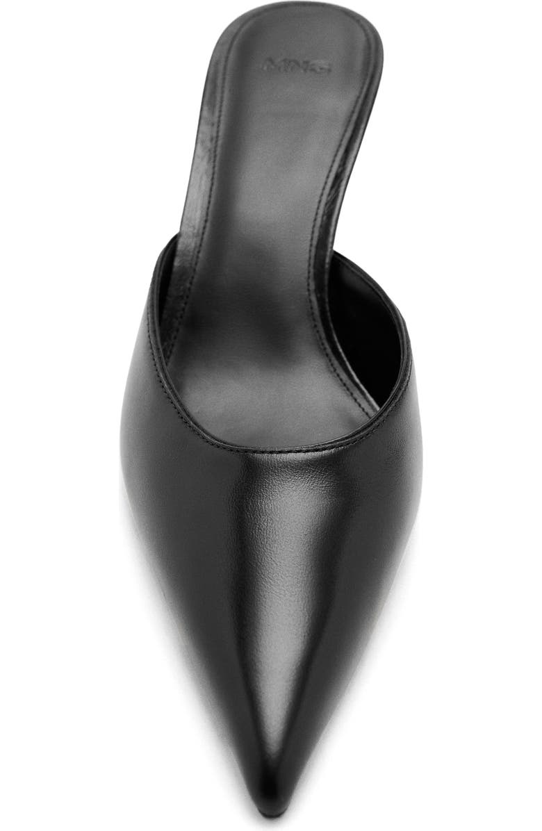 MANGO Pointed Toe Kitten Heel Mule, Alternate, color,