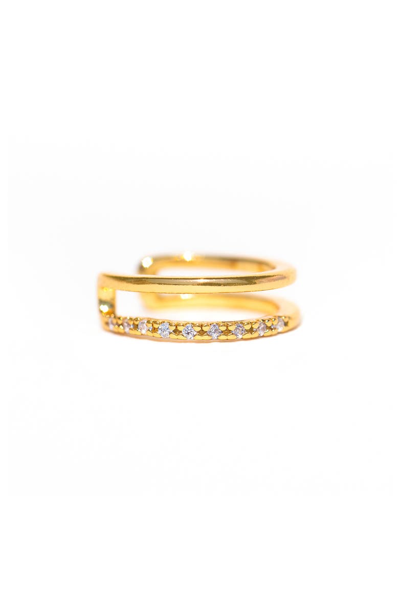 Golden Moments Ear Cuff, Main, color, GOLD
