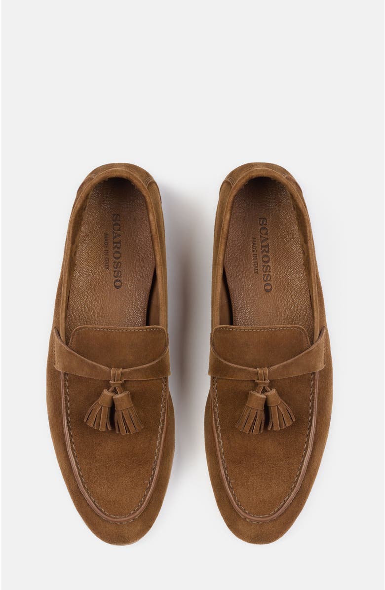 SCAROSSO Luisa Loafers, Alternate, color, Chocolate - Suede