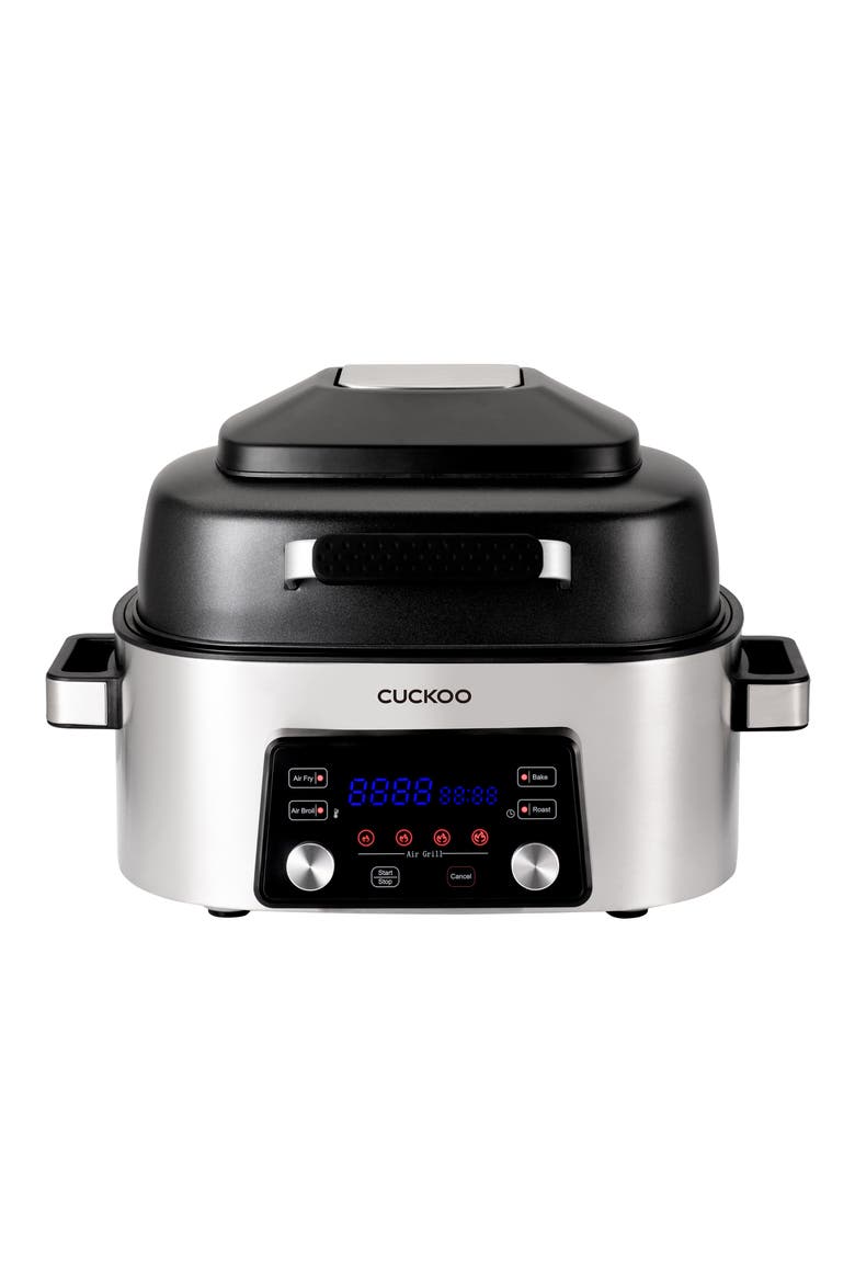 CAFG-A0601S 6-Quart Countertop Air Grill & Air Fryer, Main, color, SILVER