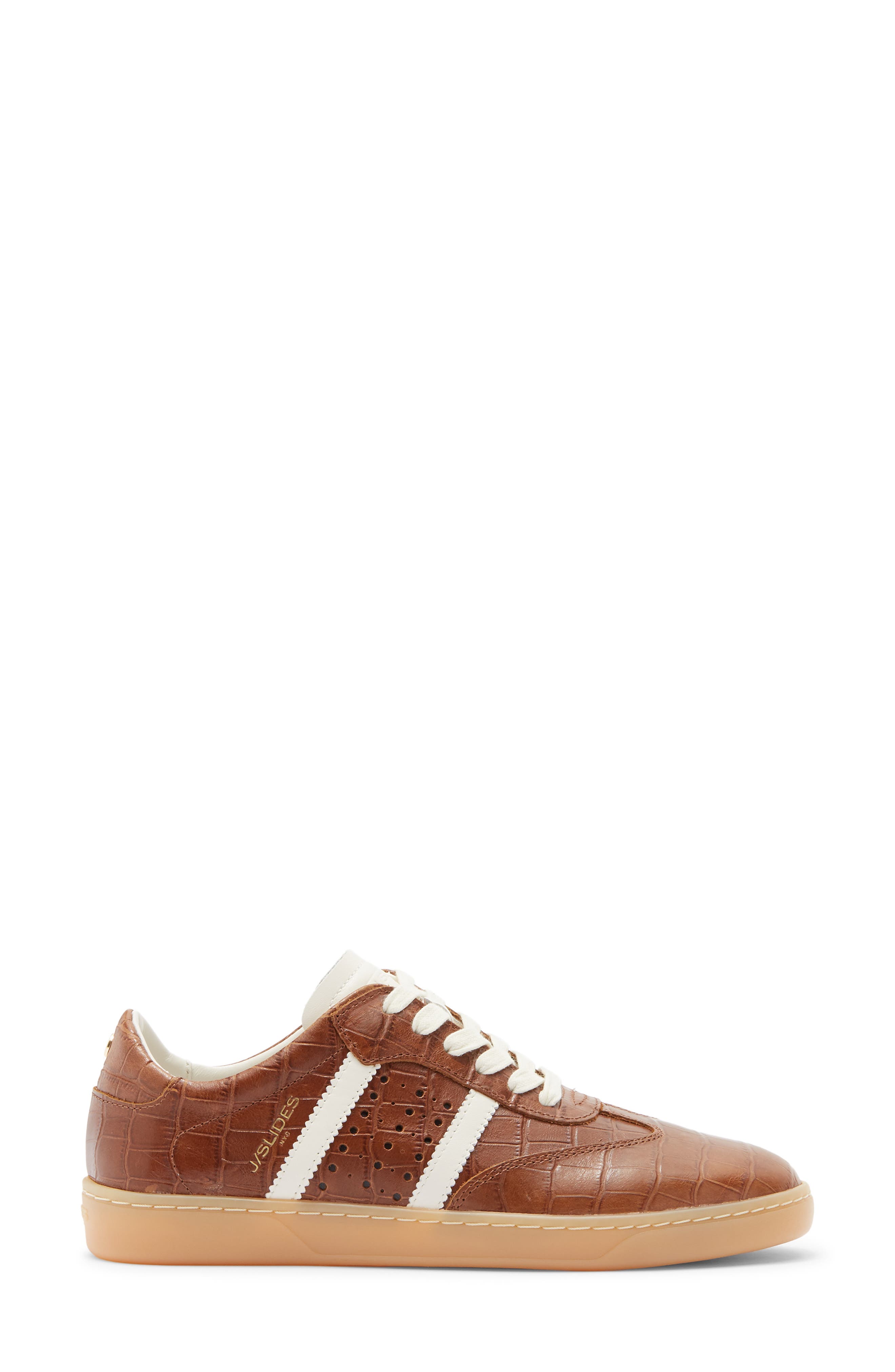 JSlides Hunter Leather Sneaker, Alternate, color, Tan