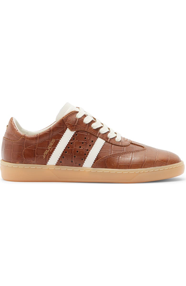 JSlides Hunter Leather Sneaker, Alternate, color, Tan