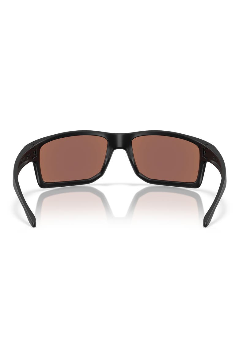 Gibston XL 62mm Rectangular Sunglasses, Alternate, color, MATTE BLACK