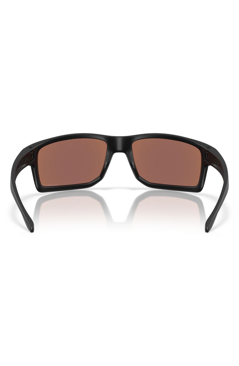 Oakley Gibston XL 62mm Rectangular Sunglasses, Alternate, color, Matte Black