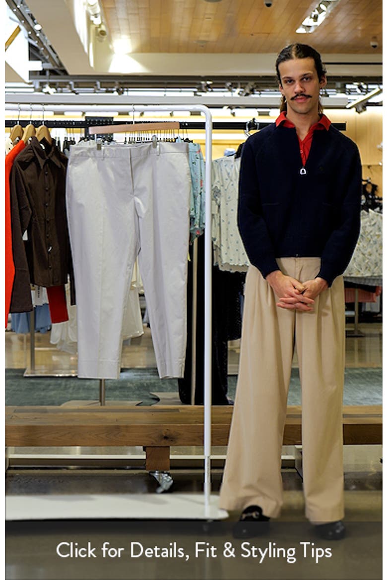 Tapria Crop Straight Leg Pants video
