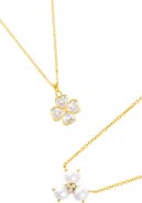 Adornia Set of 2 Assorted Crystal & Freshwater Pearl Necklaces