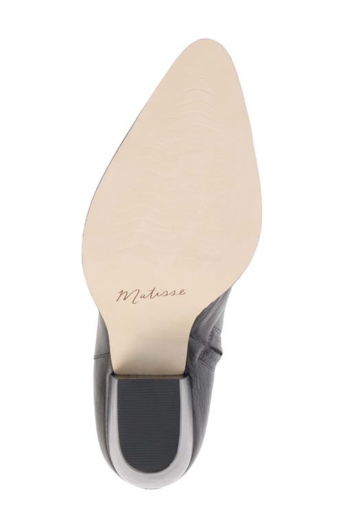 Matisse Caty Western Pointed Toe Bootie In Gray