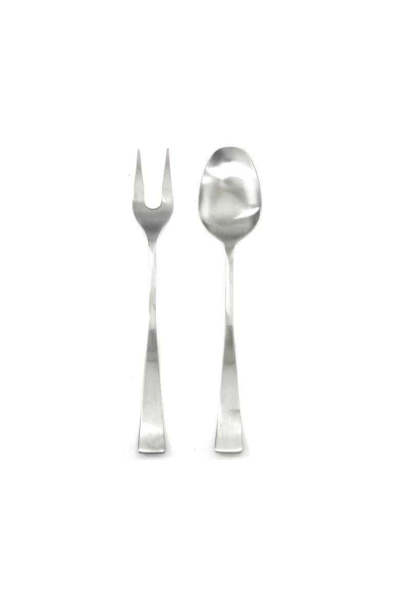 Italia Serving Set - 2 Pieces, Main, color, Ice Silver