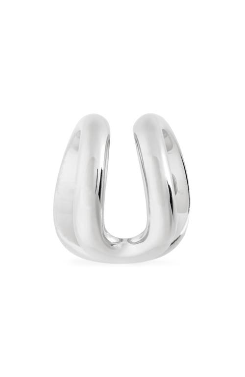 Lie Studio Lié Studio The Alma Asymmetric Ring In Silver
