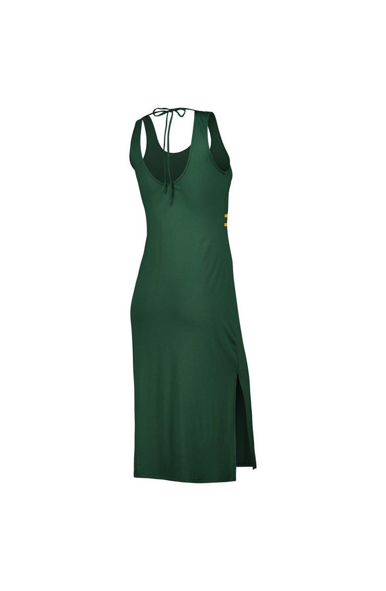 G-III 4HER BY CARL BANKS Women's G-III 4Her by Carl Banks Green Green Bay Packers Training V-Neck Maxi Dress, Alternate, color,